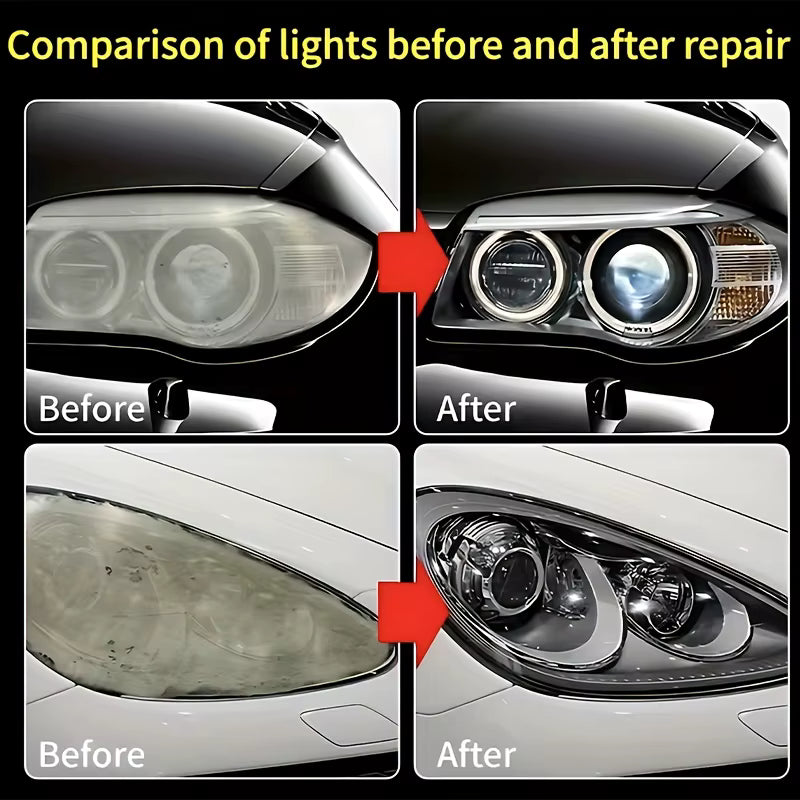 LumiRestore Headlight Polish I Lamp Restorer and Scratch Remover
