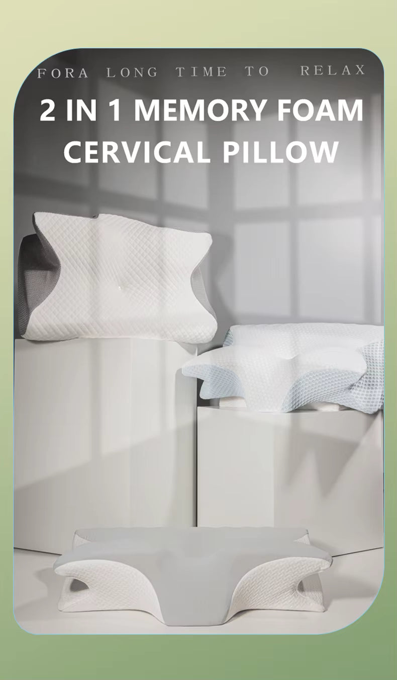 NeckRelief Memory Foam Pillow