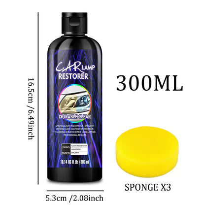 LumiRestore Headlight Polish I Lamp Restorer and Scratch Remover