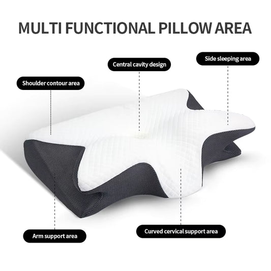 NeckRelief Memory Foam Pillow