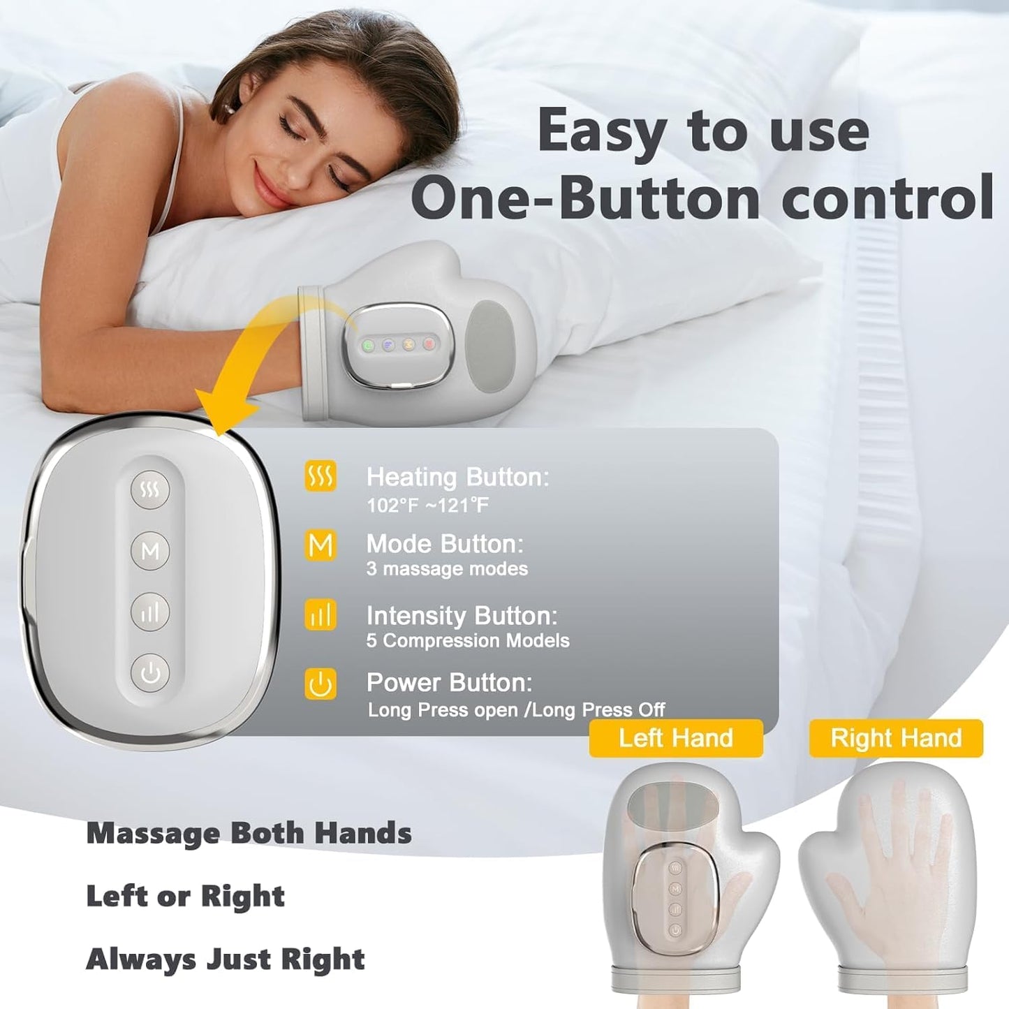 HandBliss—  4D Heat & Compression Massager