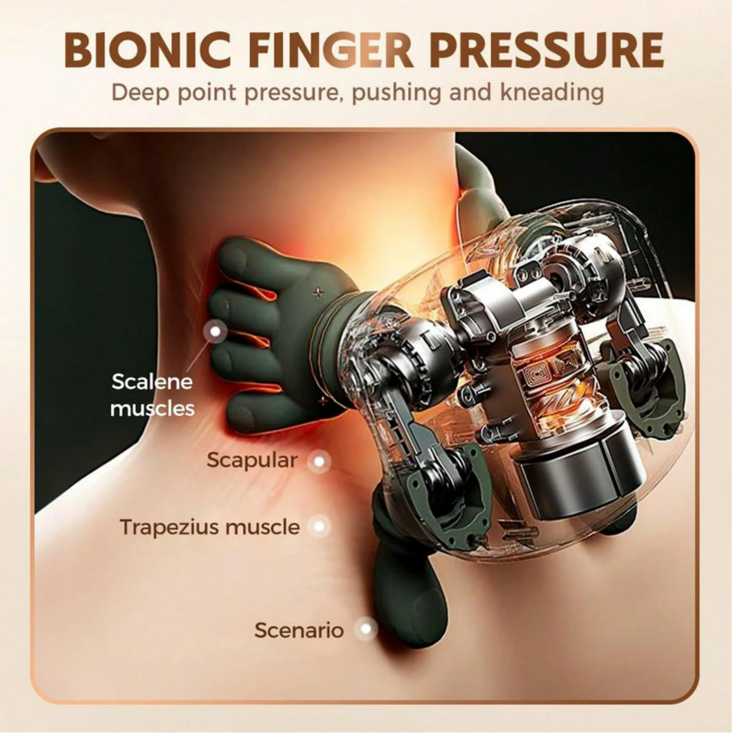 PAINMELT— Neck & Shoulder Deep-Kneading Massager with Heat