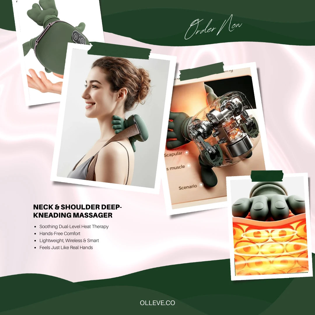 PAINMELT— Neck & Shoulder Deep-Kneading Massager with Heat