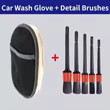 Car Washing Imitation Wool Glove