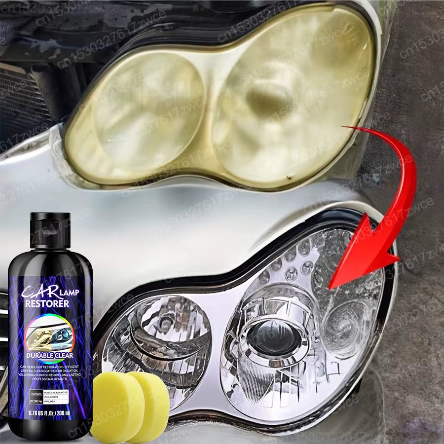 LumiRestore Headlight Polish I Lamp Restorer and Scratch Remover