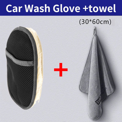 Car Washing Imitation Wool Glove